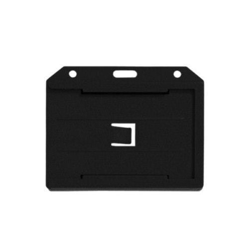 Open Face 2-Sided Horizontal Rigid Card Holders - 50pk
