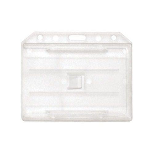 Open Face 2-Sided Horizontal Rigid Card Holders - 50pk