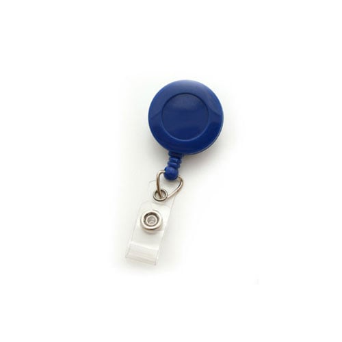 Round Badge Reel with Strap and Swivel Clip - 25pk