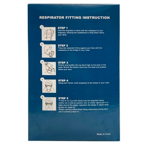 N95 Particulate Respirator Masks - 20/Pack