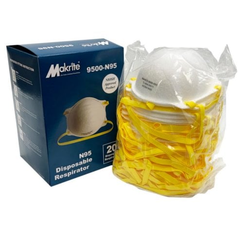 N95 Particulate Respirator Masks - 20/Pack