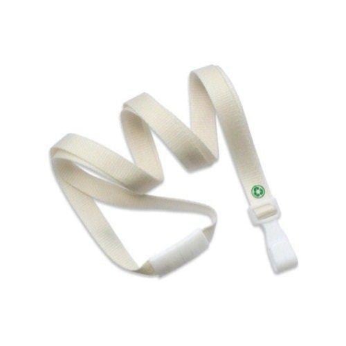 Natural Recycled PET Break-Away 3/8" Earth Friendly Lanyard - 100pk