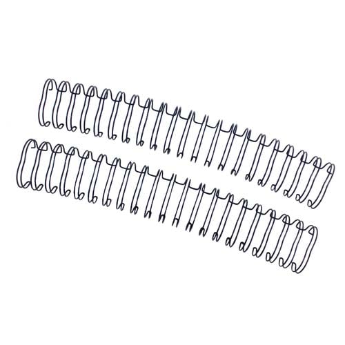 Navy 1" 2:1 Pitch Twin Loop Wire - 50pk