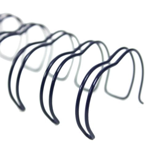 Navy 3/4" 2:1 Pitch Twin Loop Wire - 50pk