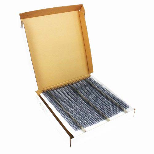 Navy 5/16" 3:1 Pitch Twin Loop Wire - 100pk