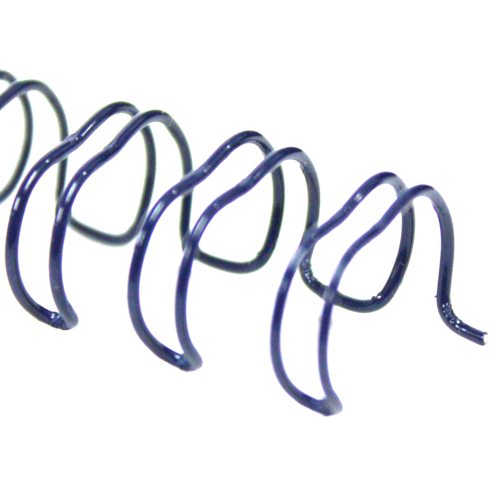 Navy 5/16" 3:1 Pitch Twin Loop Wire - 100pk