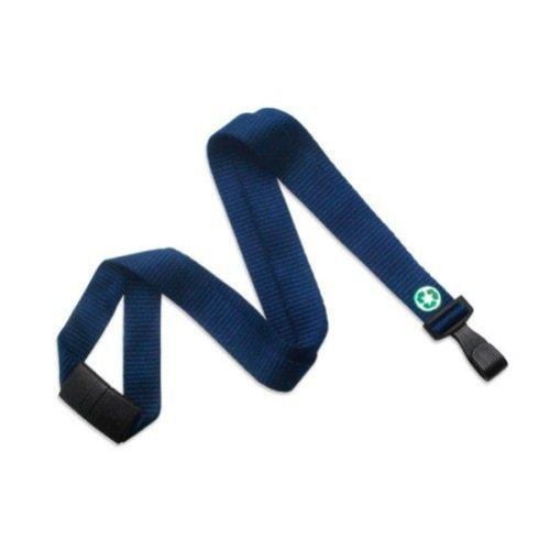 Navy Blue Break-Away 5/8" Bamboo Lanyard - 100pk