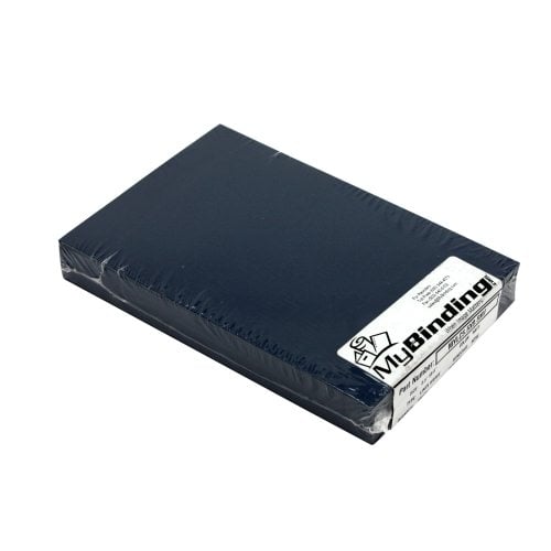 Navy Blue Linen 5.5" x 8.5" Half Size Covers - 100pk