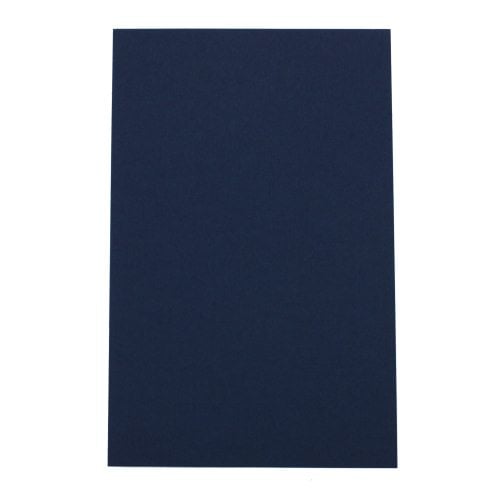 Navy Blue Linen 5.5" x 8.5" Half Size Covers - 100pk