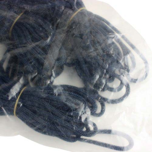 Navy Blue Round Braid Lanyard with NPS Swivel Hook - 100pk