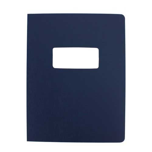 Navy Leather Grain Poly Covers