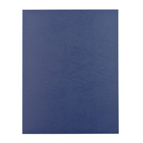 Navy Leather Grain Poly Covers