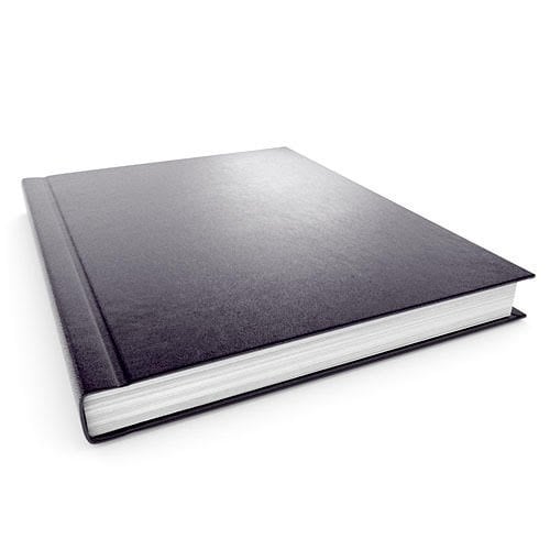 11" x 8.5" Navy Blue Size C 3/4" VeloBind Hard Cover Cases - 40pk