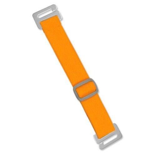 Neon Orange Anti-Microbial Adjustable Arm Band Straps - 100pk