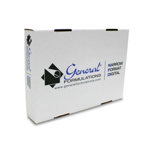7.0 Mil 19" x 13" Static Cling Flexible Calendered Vinyl Film with 90# Layflat Liner - 200/Bx