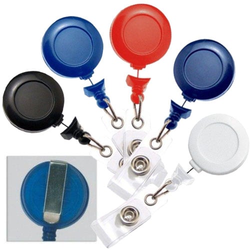 No-Twist Badge Reel with Belt Clip