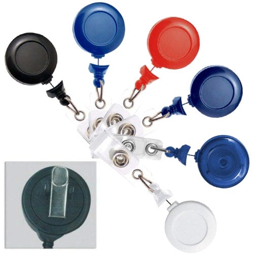 No-Twist Badge Reel with Swivel Clip