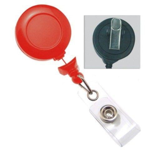 No-Twist Badge Reel with Swivel Clip