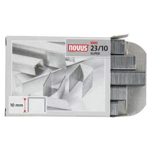 Novus 23-10 Super Premium Heavy Duty Staples - 1000pk
