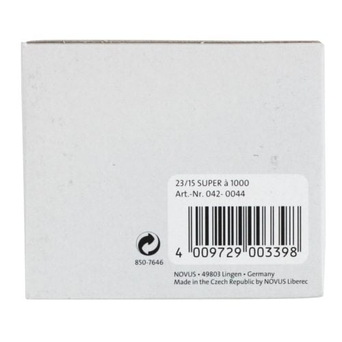 Novus 23-15 Super Premium Heavy Duty Staples - 1000pk