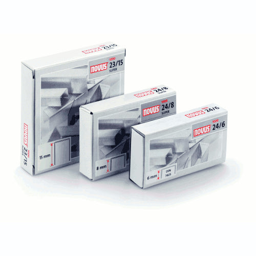 Novus 23-15 Super Premium Heavy Duty Staples - 1000pk