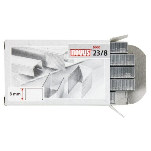 Novus 23-8 Super Premium Heavy Duty Staples - 1000pk