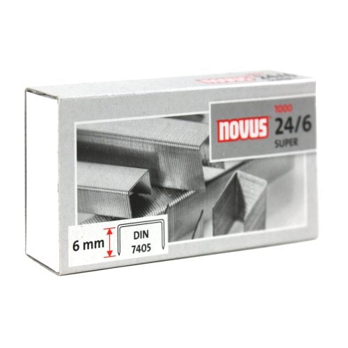 Novus 24-6 Super Premium Office Staples - 1000pk
