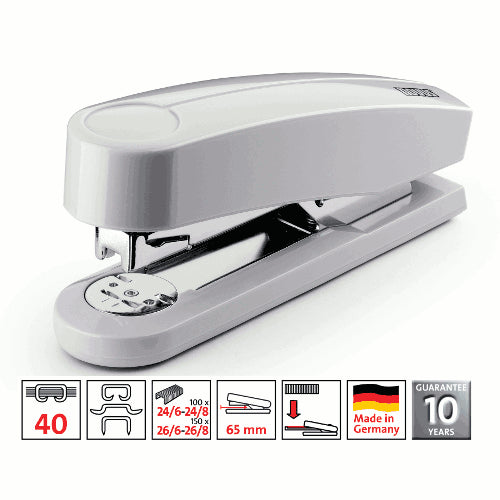 Novus B4 Compact Executive Professional Stapler - Grey