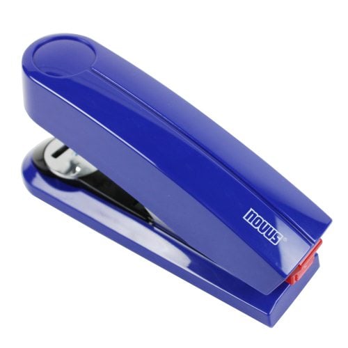 Novus B4FC Compact Flat Clinch Executive Stapler - Blue
