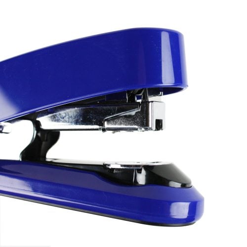 Novus B4FC Compact Flat Clinch Executive Stapler - Blue