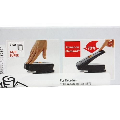 Novus B8FC Power On Demand Executive Flat Clinch Stapler