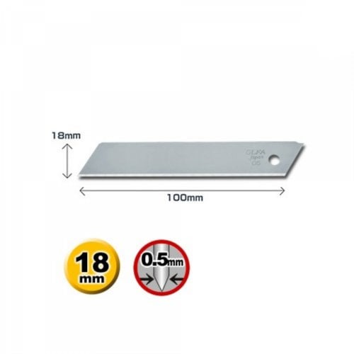 OLFA Solid Heavy-Duty Replacement Blades - 10pk