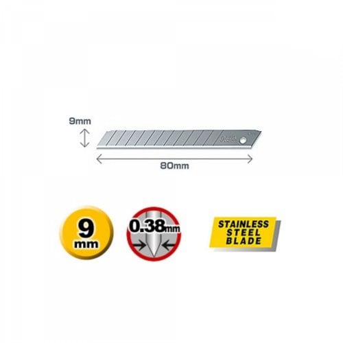 OLFA Stainless Steel Replacement Blades - 50pk