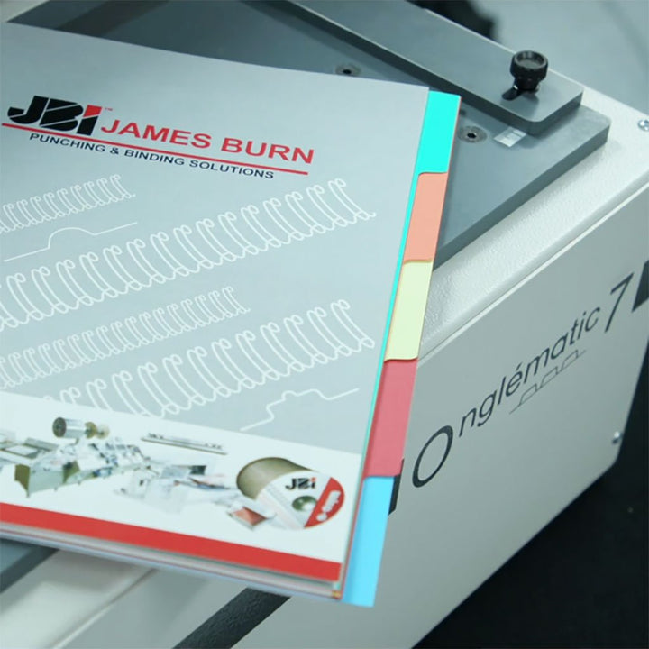 James Burn Onglematic O7 Tab Cutter w/ 1/2 Ext. Double Round Corner