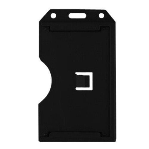 Open Face 2-Sided Vertical Rigid Card Holders - 50pk