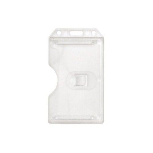 Open Face 2-Sided Vertical Rigid Card Holders - 50pk