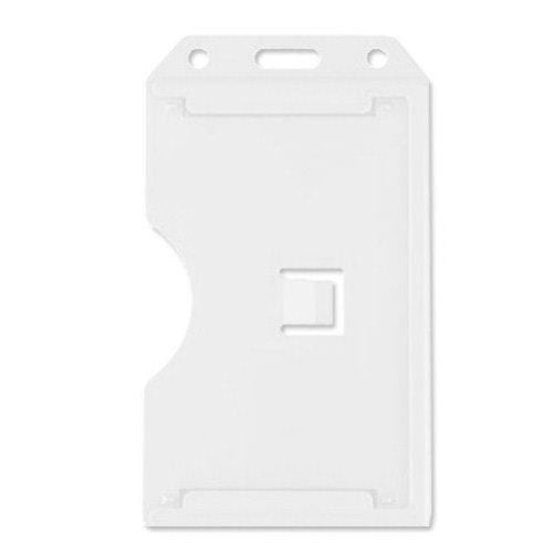 Open Face 2-Sided Vertical Rigid Card Holders - 50pk
