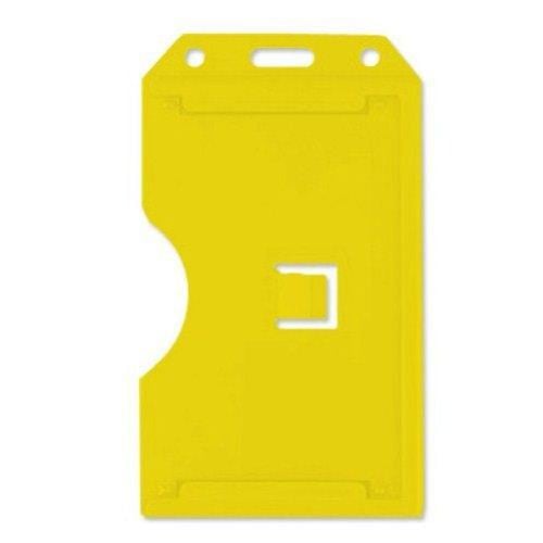 Open Face 2-Sided Vertical Rigid Card Holders - 50pk