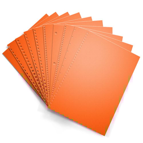 Orbit Orange Astrobrights 24lb Punched Binding Paper - 500 Sheets