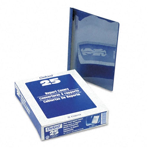 Oxford 1/2" Clear Front Report Cover - 25pk