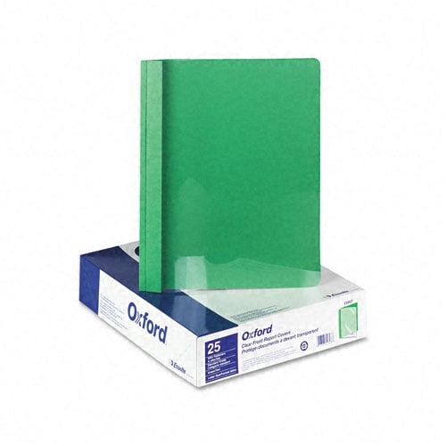 Oxford 1/2" Clear Front Standard Report Cover - 25pk