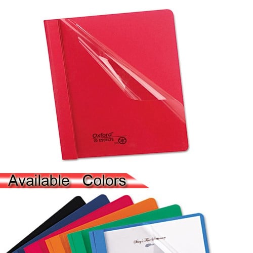 Oxford 1/2" Clear Front Standard Report Cover - 25pk