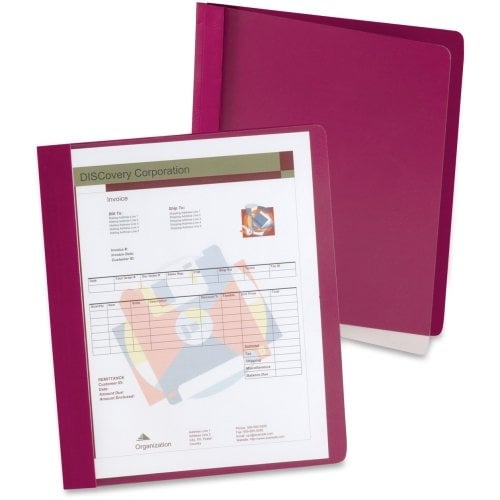 Oxford 1/2" Extra-Wide Clear Front Report Cover