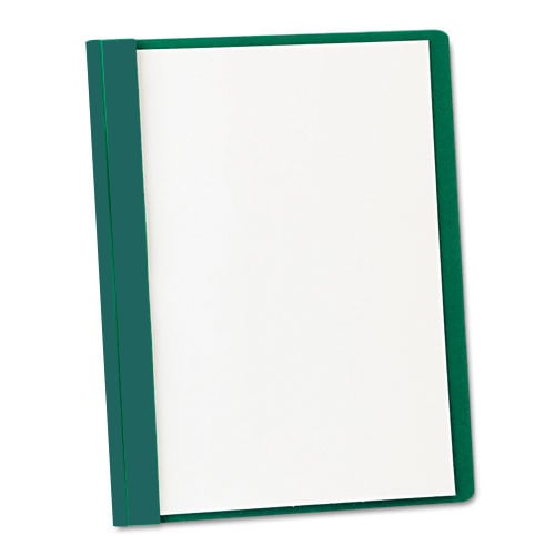 Oxford 1/2" Hunter Green Clear Front Standard Report Cover