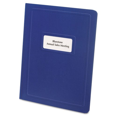 Oxford 1/2" Royal Blue Premium Window Report Cover - 25pk
