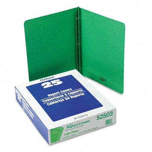 Oxford 1/2" Title Panel and Border Front Report Cover