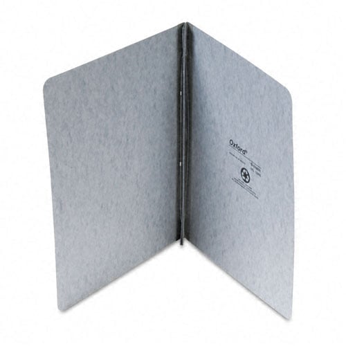 Oxford 3" Gray 11"x8.5" Pressboard Side Hinge Report Cover