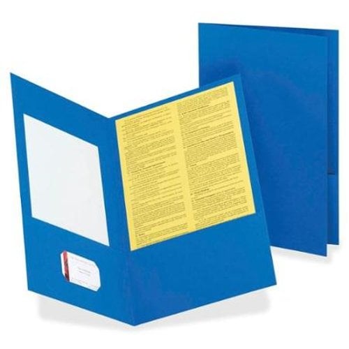 Oxford 8.5" x 14" Double Pocket Leatherine Portfolio