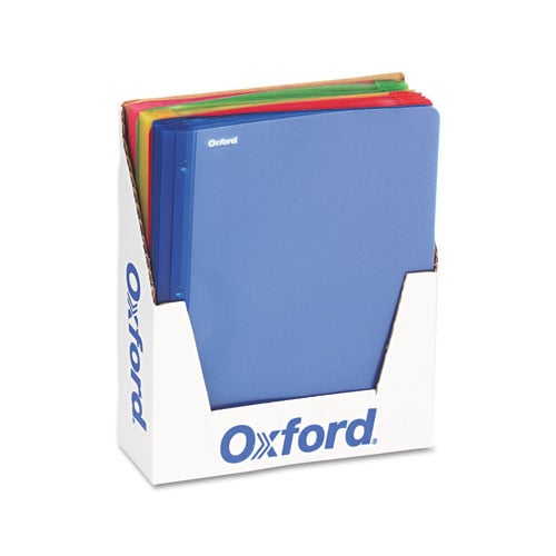 Oxford Assorted Clear Front Translucent Report Covers - 25pk