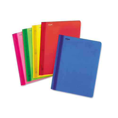 Oxford Assorted Clear Front Translucent Report Covers - 25pk